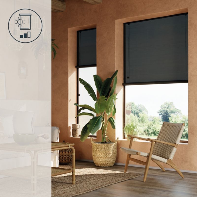 Roleta GoodHome Akapa bambus 160 x 180 cm czarna