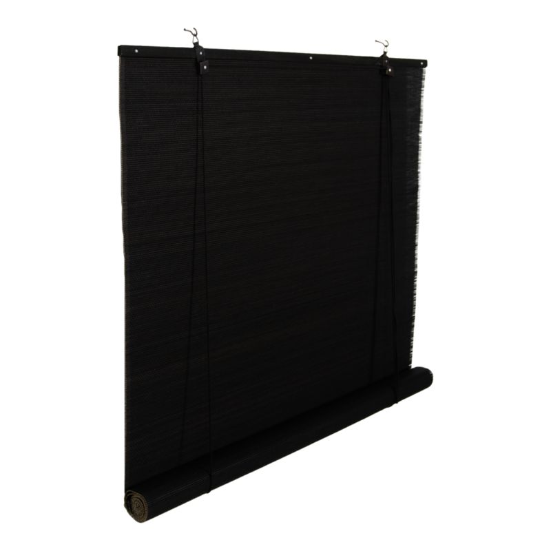Roleta GoodHome Akapa bambus 160 x 180 cm czarna