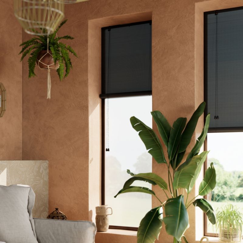 Roleta GoodHome Akapa bambus 60 x 180 cm czarna