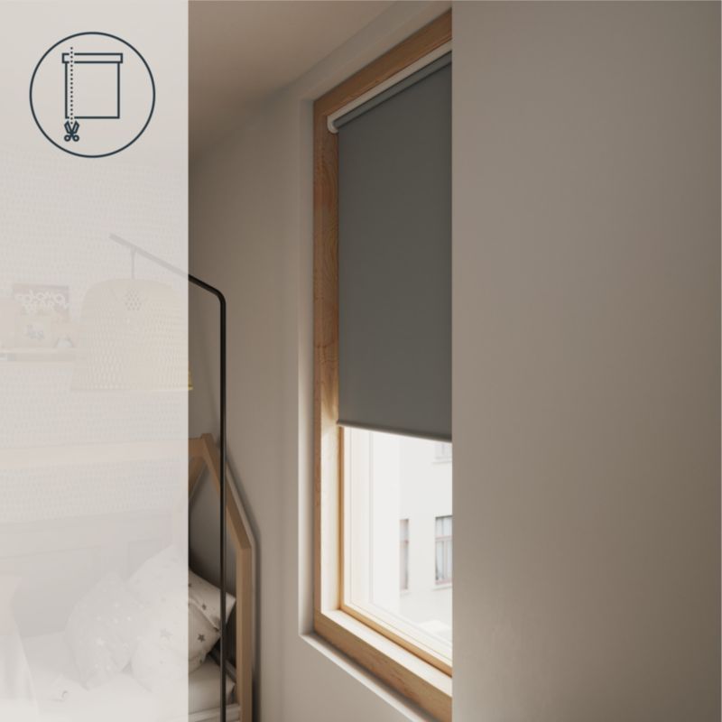 Roleta GoodHome Boreas 72 x 240 szara