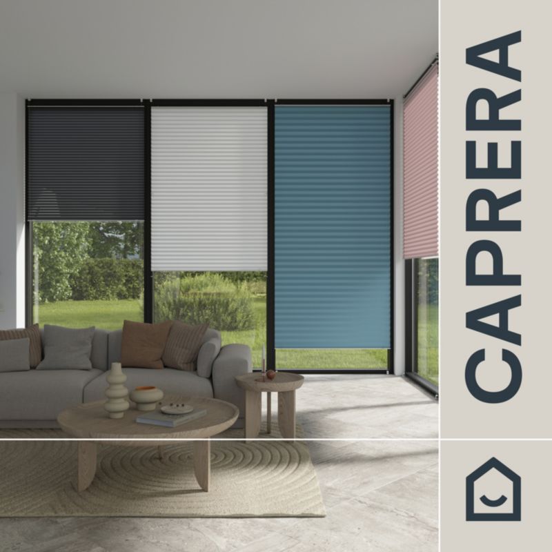 Roleta GoodHome Caprera 62 x 150 niebieska
