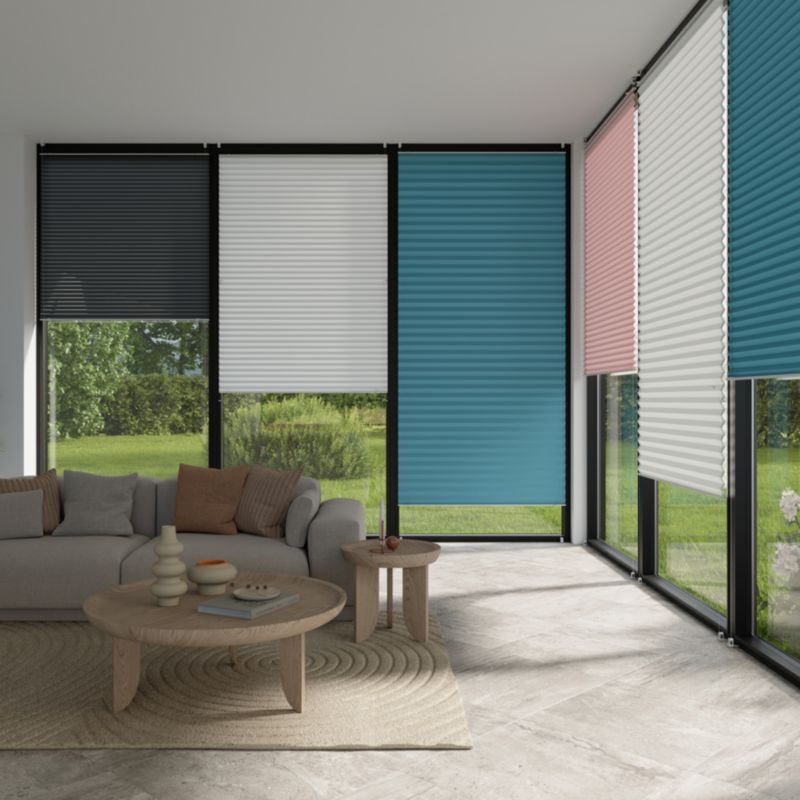 Roleta GoodHome Caprera 62 x 150 niebieska