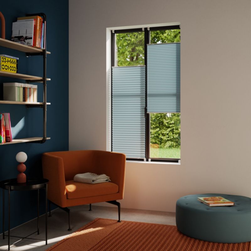 Roleta GoodHome Caprera 62 x 150 niebieska