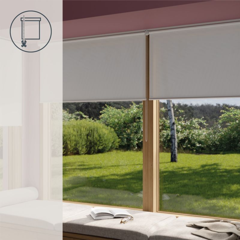 Roleta GoodHome Halo 137 x 160 cm biała
