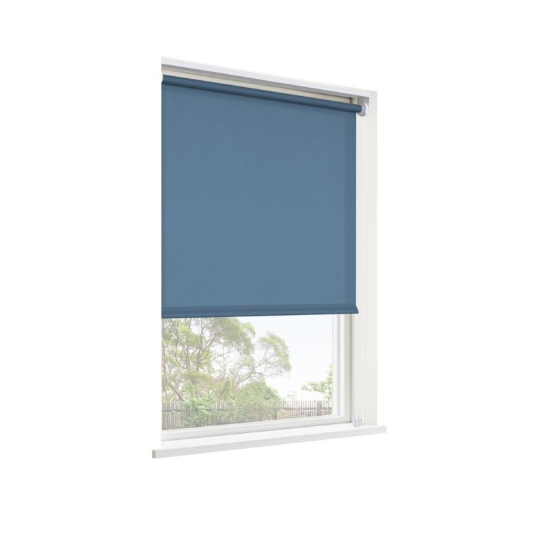 Roleta GoodHome Halo 57 x 160 cm granatowa