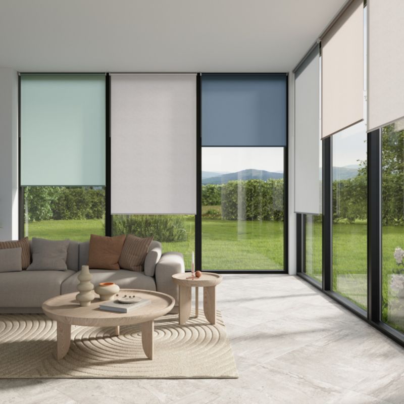 Roleta GoodHome Halo 57 x 160 cm seledynowa