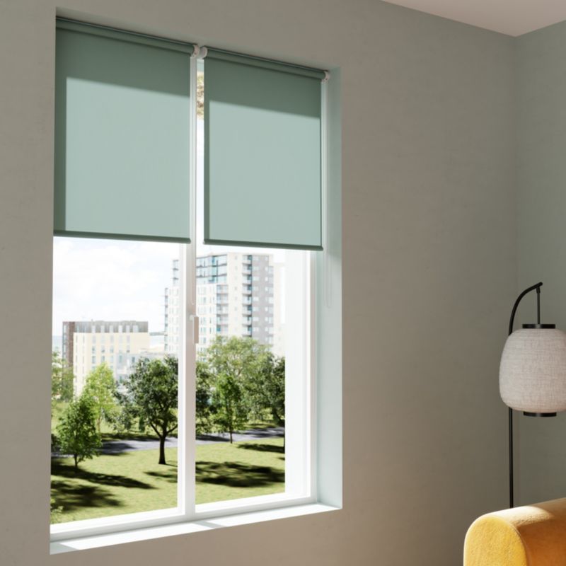 Roleta GoodHome Halo 57 x 160 cm seledynowa