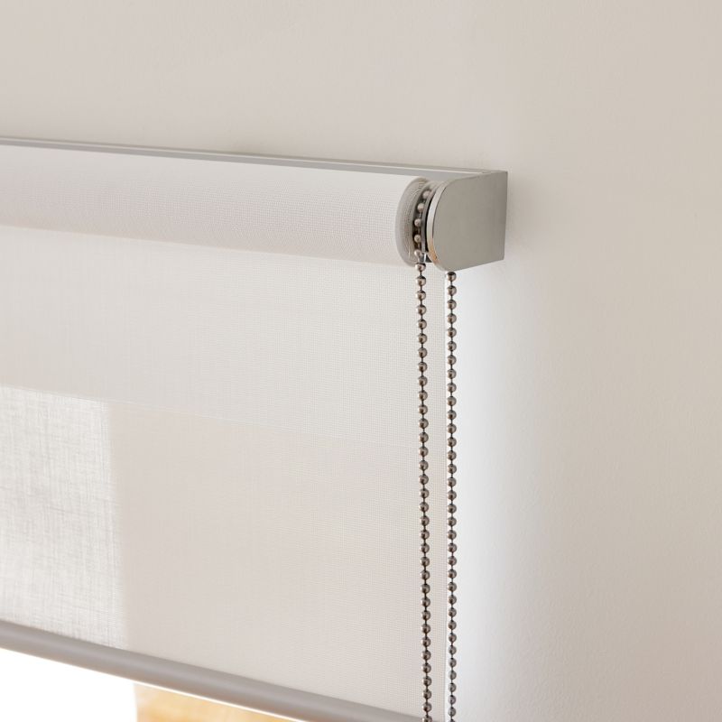 Roleta GoodHome Halo 68,5 x 240 cm biała