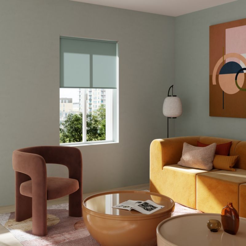 Roleta GoodHome Halo 82 x 160 cm seledyn