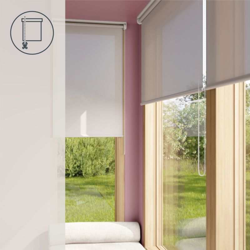 Roleta GoodHome Halo 82 x 160 cm szara perłowa