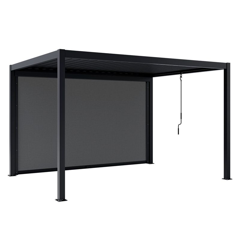 Roleta NORDVIC 4M pro hliníkovou terasovou pergolu Skyline Anthracite, 1 ks.