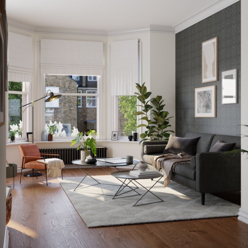 GoodHome Novan římská roleta 180 x 160 cm bílá.