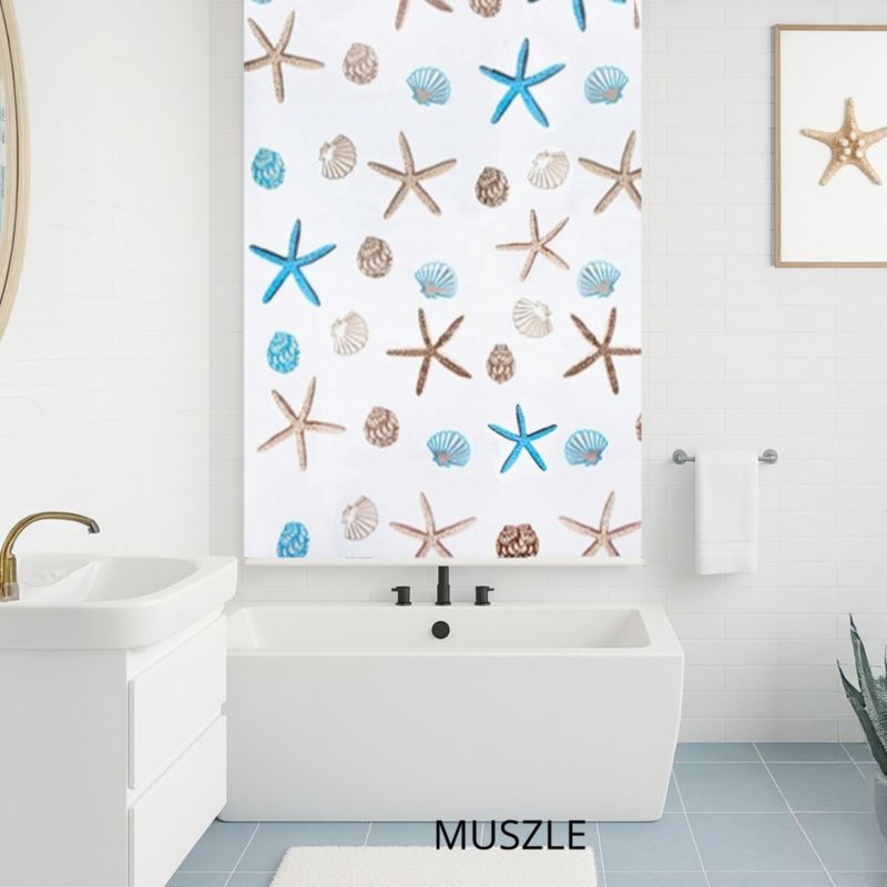 Roleta wannowo-prysznicowa z kasetą Estiva 160x240 cm wzór muszle 1 szt.