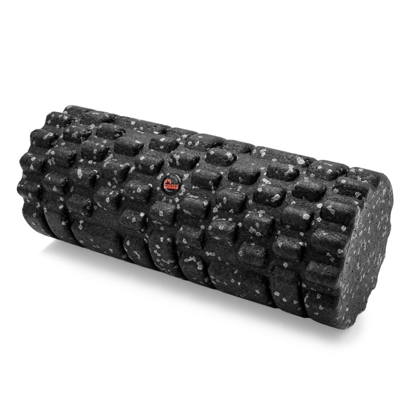 Roller do masażu Majestic Sport TENSO DURO 33x14 cm z wypustkami czarno-szary 1 szt.
