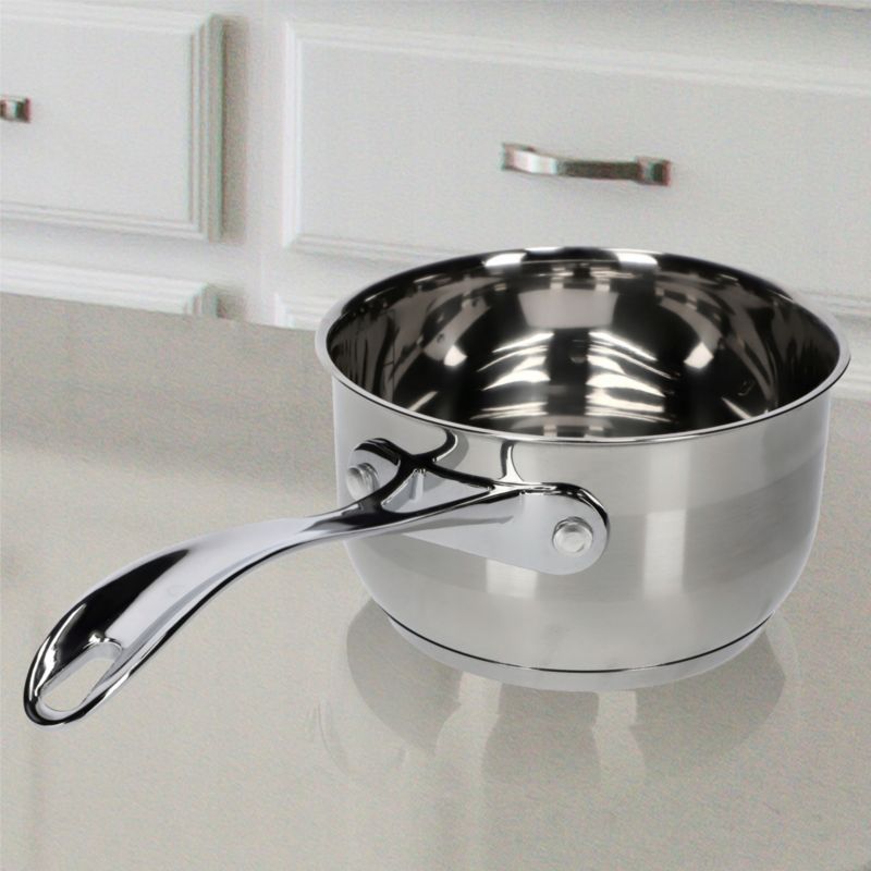 Rondelek KADAX Stalowy Garnek Z Rączką 15 cm 1,2 L 1 szt.