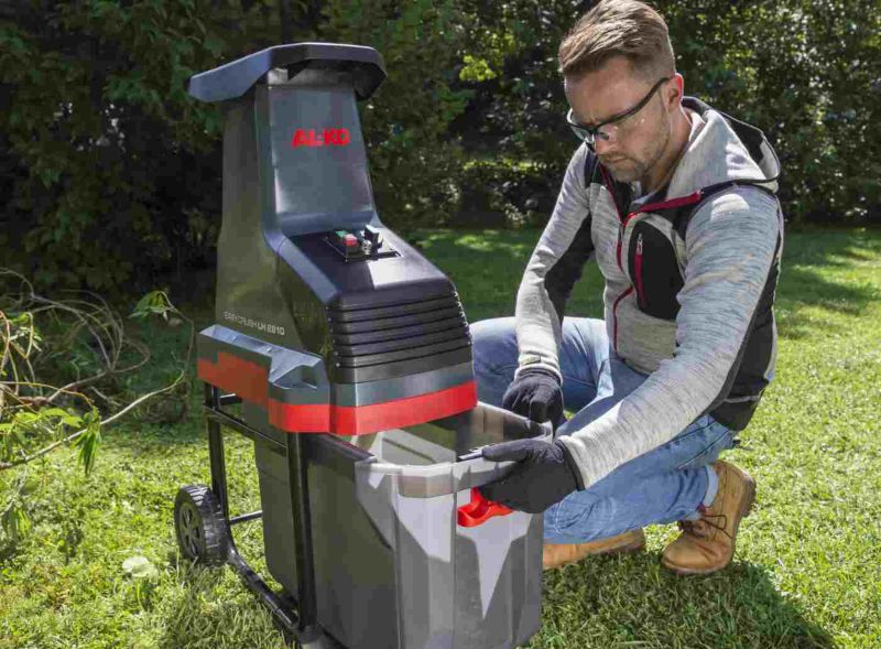 ROZDRABNIACZ do gałęzi FREZOWY AL-KO 2800W Silnik INDUKCYJNY Kosz 48l KÓŁKA