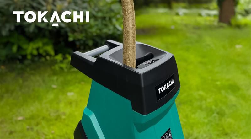 Rozdrabniacz do gałęzi gładkolufowy Tokachi TurboCrush TC 45 rębak elektryczny 1 szt.