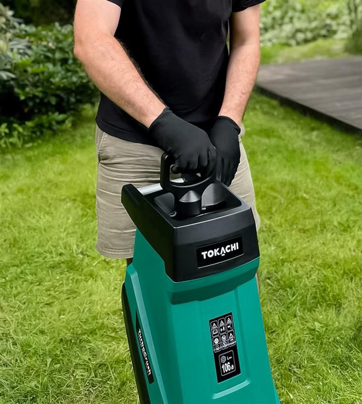 Rozdrabniacz do gałęzi gładkolufowy Tokachi TurboCrush TC 45 rębak elektryczny 1 szt.