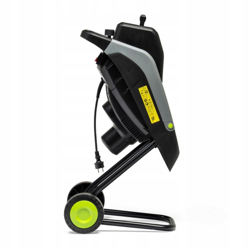 Rozdrabniacz do gałęzi NAC 2500 W Rębak nożowy do 45 mm Mobilny Worek 50 l