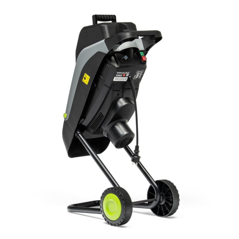 Rozdrabniacz do gałęzi NAC 2500 W Rębak nożowy do 45 mm Mobilny Worek 50 l