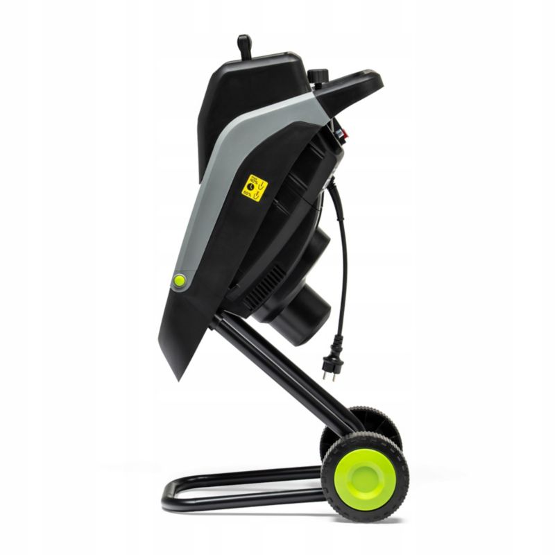 Rozdrabniacz do gałęzi NAC 2500 W Rębak nożowy do 45 mm Mobilny Worek 50 l