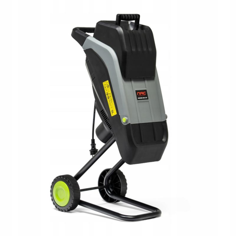 Rozdrabniacz do gałęzi NAC 2500 W Rębak nożowy do 45 mm Mobilny Worek 50 l