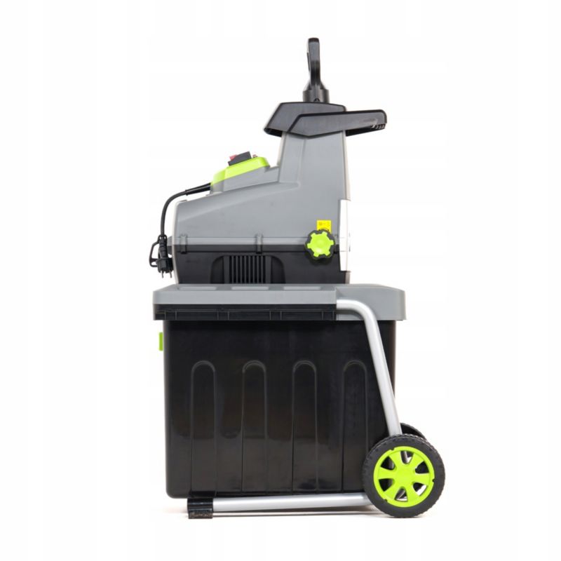 ROZDRABNIACZ DO GAŁĘZI NAC RĘBAK FREZOWY ELEKTRYCZNY 2800W KOSZ 60L MOCNY