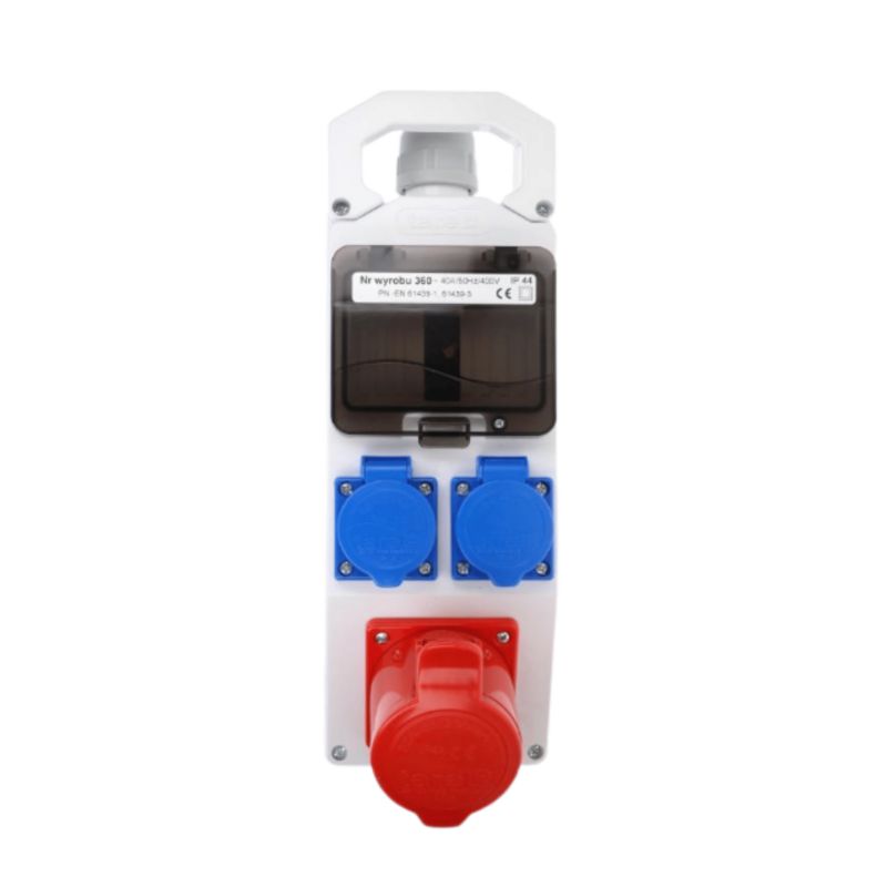 Rozdzielnia Budowlana Tarel 5 Modułów 32A / 5P + 2X230V Ip44 Typ 360 1szt.