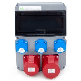 Rozdzielnica 11-modułowa rozdzielnia budowlana ELS Elektrotechnika 11NO311P 32A/5 16A/5 3x230V okablowana, niewyposażona 1 szt.
