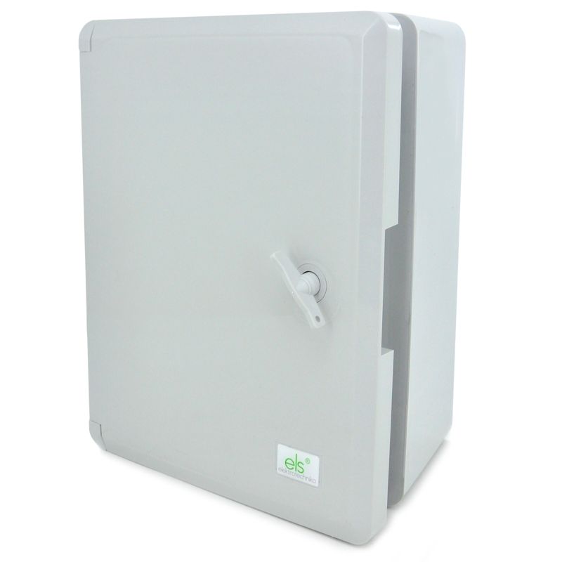 Rozdzielnica budowlana ELS Elektrotechnika N21B11B1ABS 2x230V 1x32A 1x16A 5P zabezpieczona B16, zamykana obudowa ABS IK10, 1 szt.