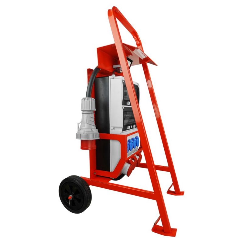 Rozdzielnica budowlana na stojaku z naświetlaczem eXT S/FI SET 32A 2x16A 4x230V Doktorvolt 6184