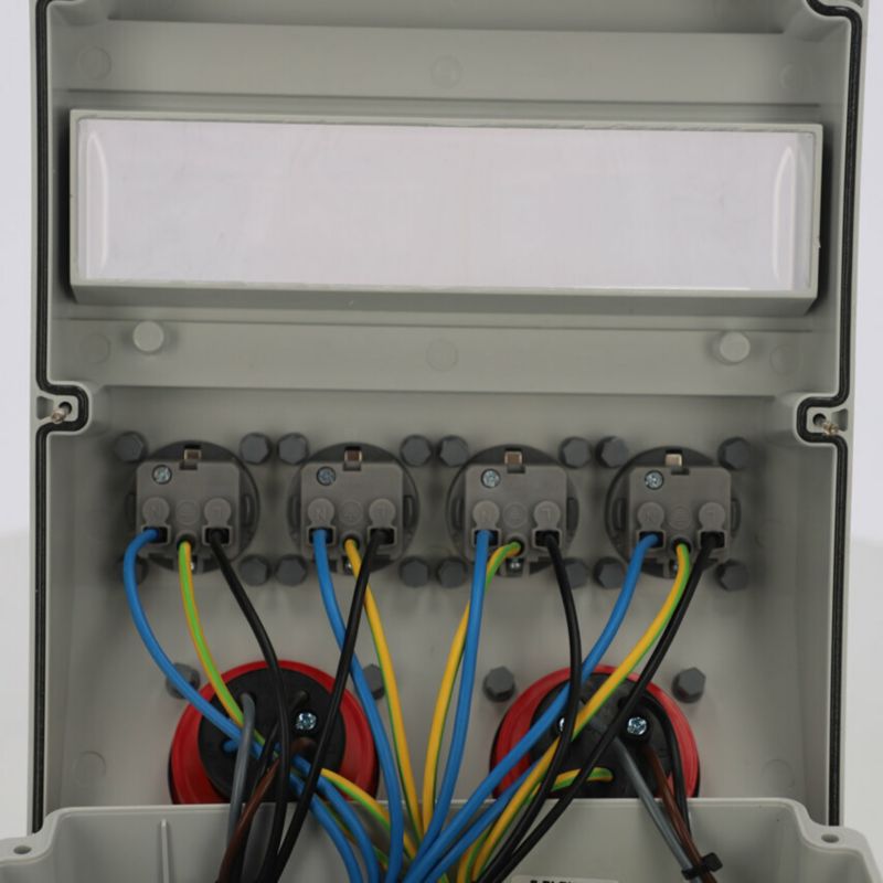 Rozdzielnica Edo wyposażona ASTAT LC 683 12 modułów, IP65, 2x16/5, 4x230V schuko IP44, R4P40A typ A,wyłączniki LC 1 szt.