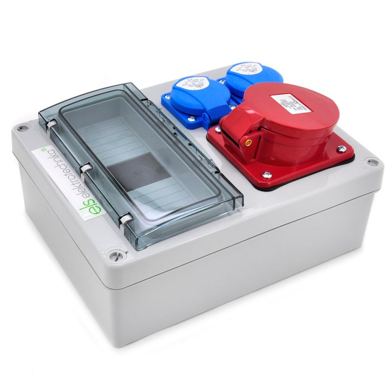 Rozdzielnica elektryczna 8-polowa ELS Elektrotechnika 8NO201 2x230V 1x32A/5 obudowa natynkowa, okablowana, niewyposażona, 1 szt.