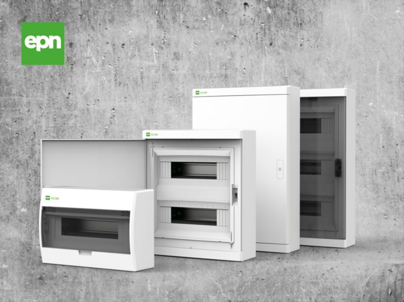 Rozdzielnica natynkowa Elektro-Plast Elegant 1 x 12 modułów IP40 czarna