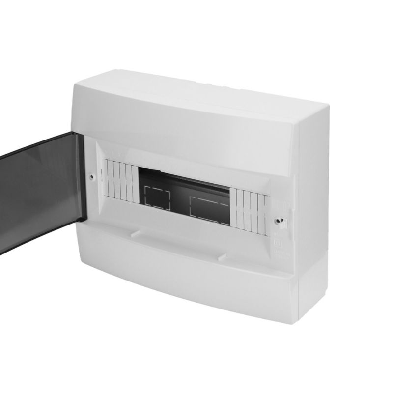 Rozdzielnica natynkowa HOROZ 12-modułowa biała dymna 285x223x110mm- 1szt