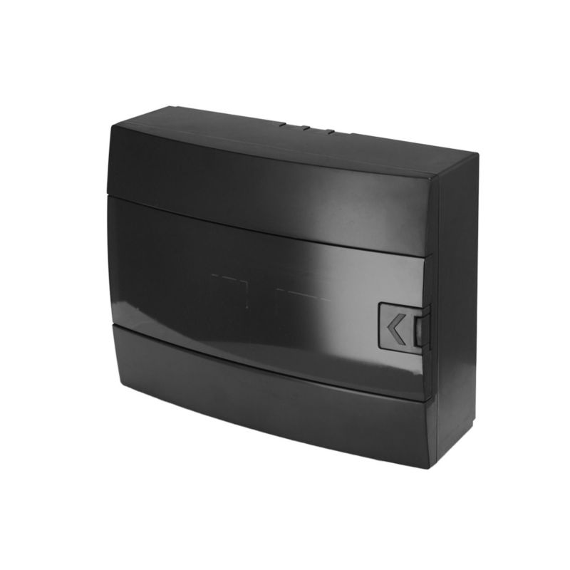 Rozdzielnica natynkowa HOROZ 12-modułowa czarna dymna 285x223x110mm- 1szt