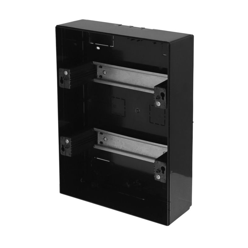 Rozdzielnica natynkowa HOROZ 16-modułowa czarna dymna 215x290,5x110mm- 1szt
