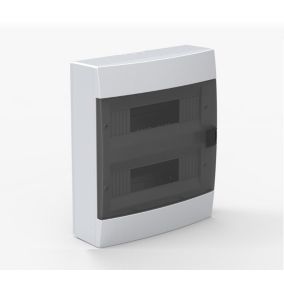 Rozdzielnica natynkowa HOROZ 24-modułowa biała dymna 286x340,5x112,5mm- 1szt