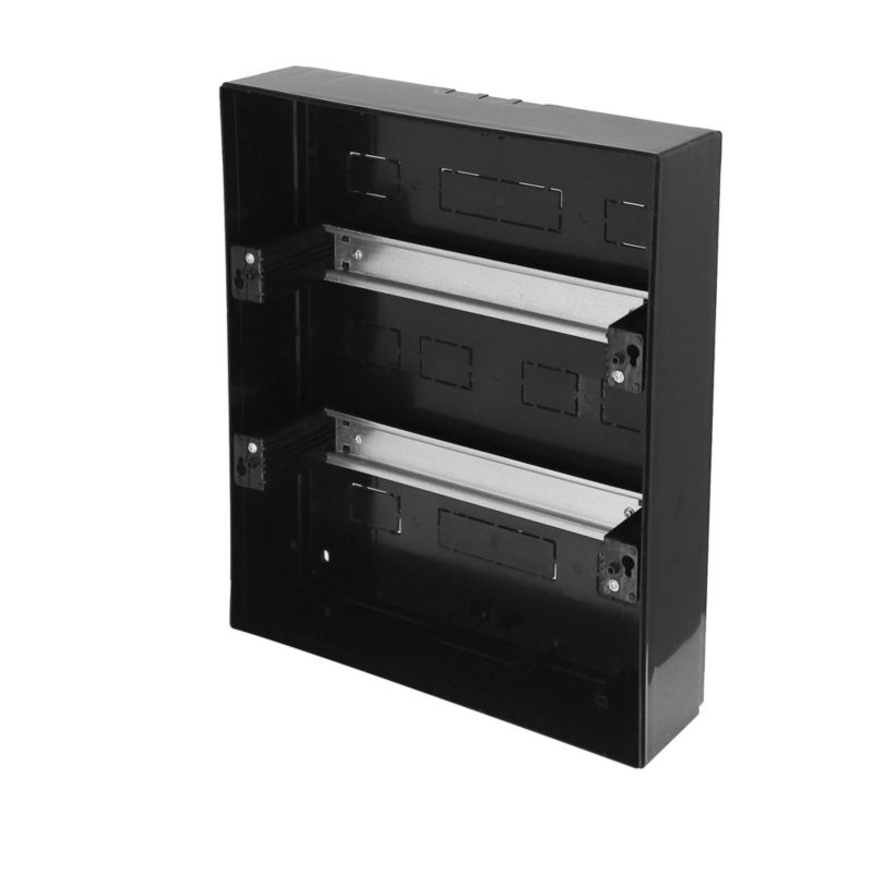 Rozdzielnica natynkowa HOROZ 24-modułowa czarna dymna 286x340,5x112,5mm- 1szt