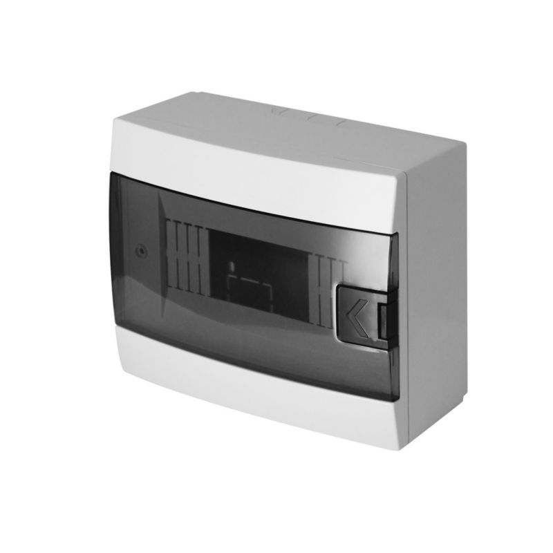 Rozdzielnica natynkowa HOROZ 8-modułowa biała dymna 215,5x173,5x104,5mm- 1szt