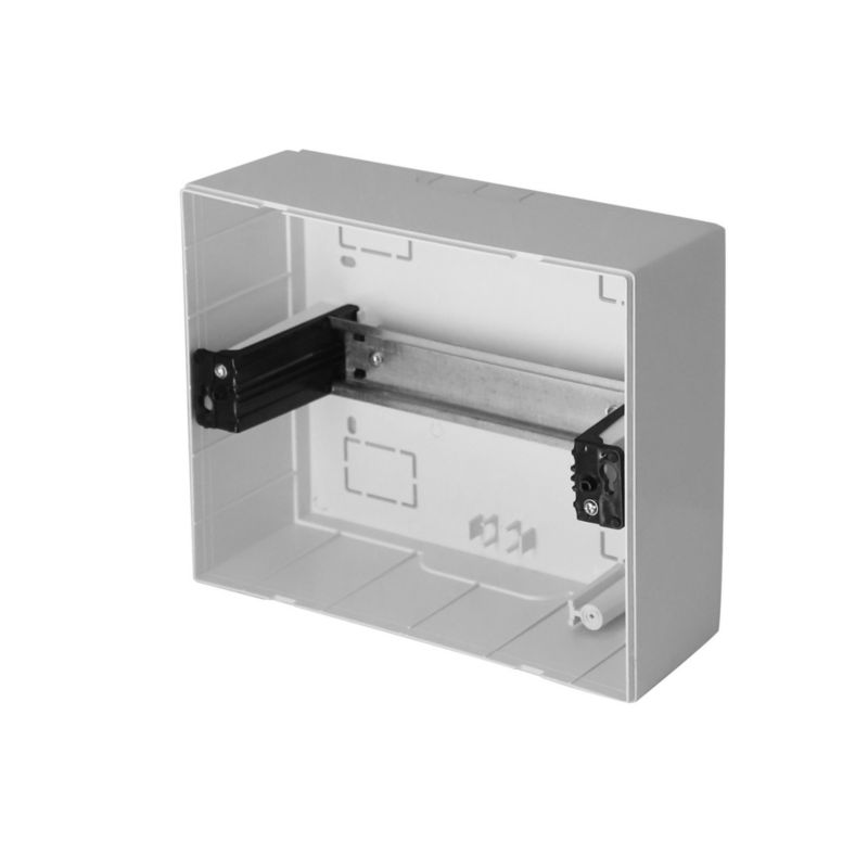 Rozdzielnica natynkowa HOROZ 8-modułowa biała dymna 215,5x173,5x104,5mm- 1szt
