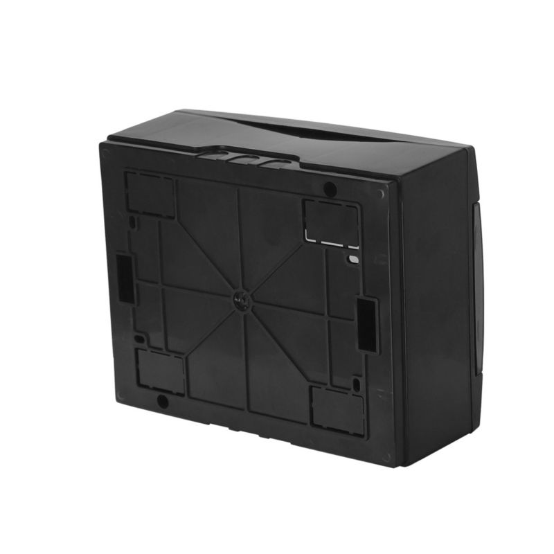 Rozdzielnica natynkowa HOROZ 8-modułowa czarna dymna 215,5x173,5x104,5mm- 1szt