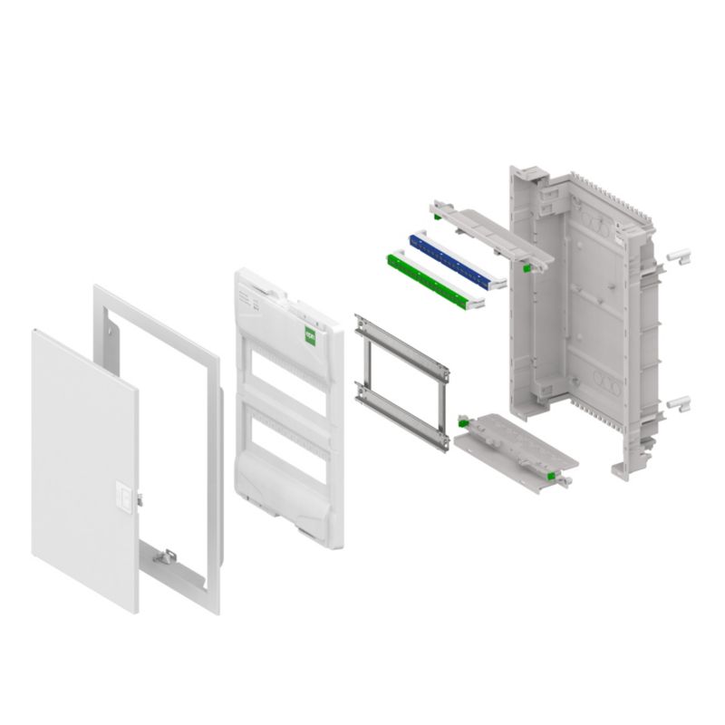 Rozdzielnica podtynkowa Elektro-Plast MSF 1 x 28 modułów IP30D drzwi stalowe