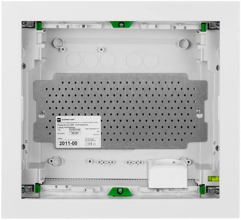 Rozdzielnica podtynkowa Elektro-Plast MSF multimedialna 1 / 14 modułowa IP30 biała