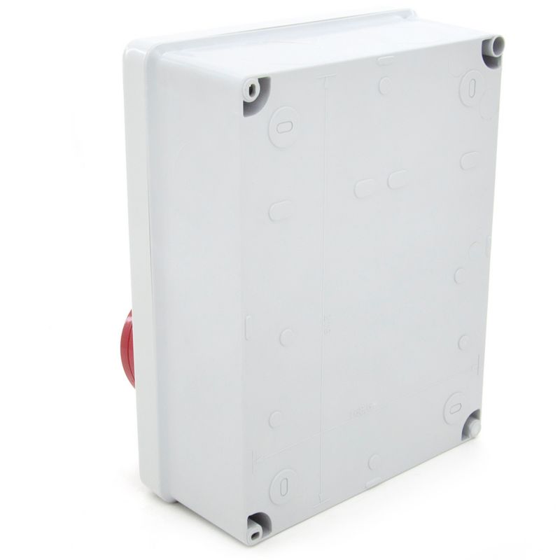 Rozdzielnica skrzynka budowlana ELS Elektrotechnika 4NO21C11C1 2x230V 32/5 16/5 zabezpieczona C16, obudowa naścienna IP65, 1 szt.