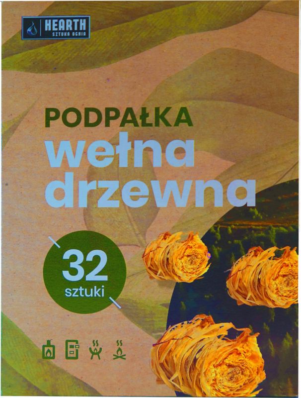 Rozpałka Hearth wełna drzewna