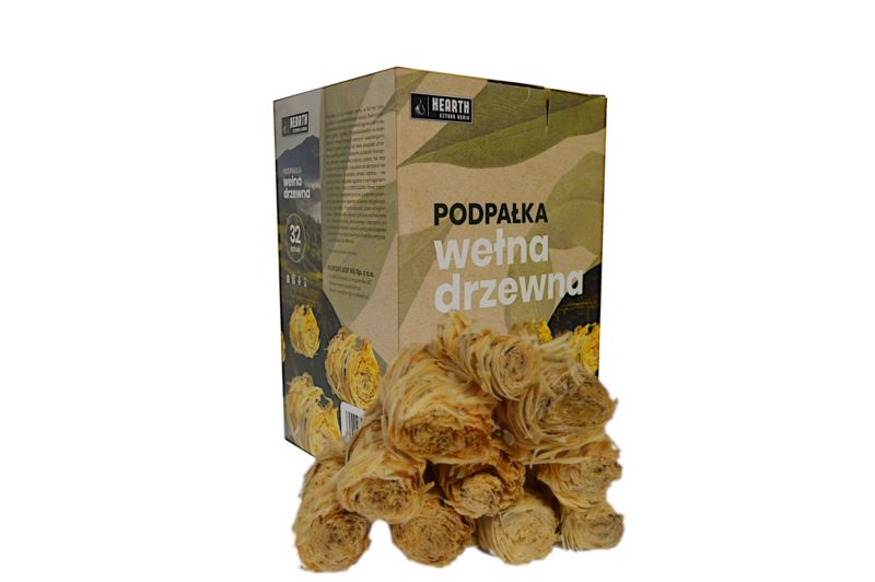 Rozpałka Hearth wełna drzewna