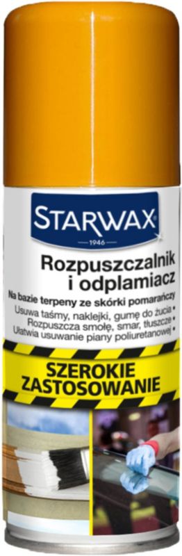 Rozpuszczalnik i odplamiacz Starwax 100 ml