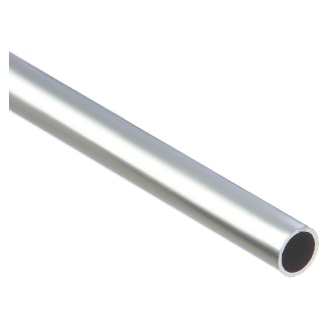 Rura okrągła Cezar 8 x 1 mm 1 m aluminium naturalne