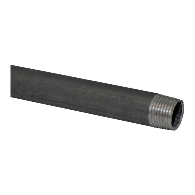 Rura stalowa ErE bezszwowa gwintowana 1" x 300 mm czarna